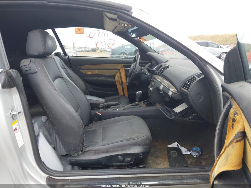 2008 BMW 1 series VIN WBAUN93558VF56365 IAAI salvage auction — LEFT FRONT, Salvage (California), sold $725 on 2026-07-15 (photo 5)