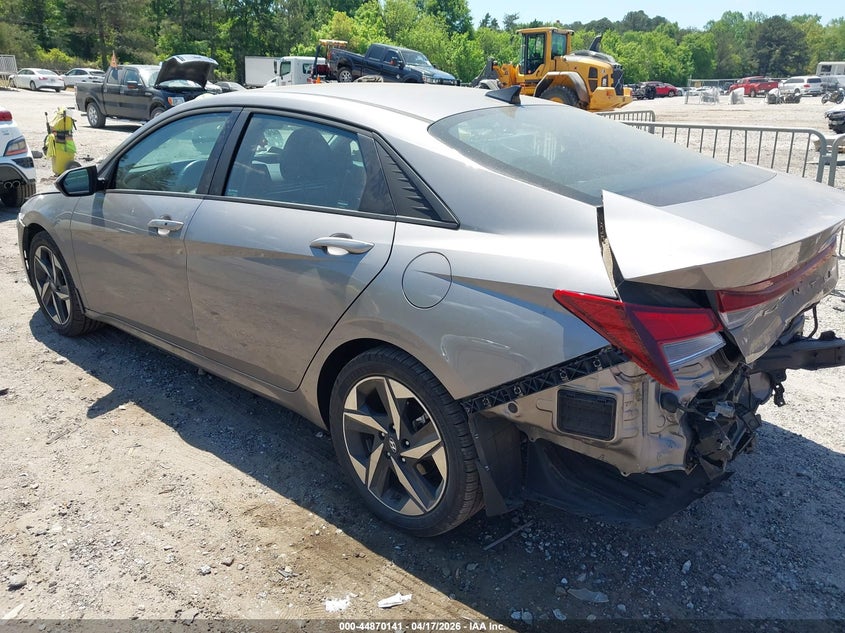 2023 Hyundai Elantra VIN KMHLS4AG5PU566129 IAAI salvage auction — REAR END, Salvage (Georgia), sold $4,850 on 2026-07-31 (photo 3)