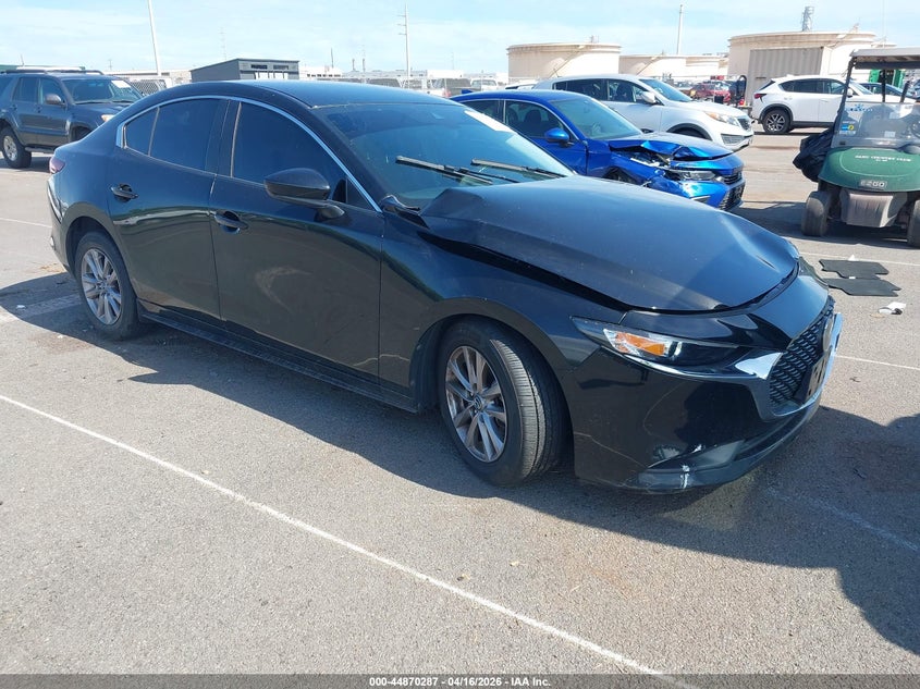 2020 Mazda 3 VIN 3MZBPABL9LM134733 IAAI salvage auction — LEFT FRONT, Salvage Title, sold $125 on 2026-07-22 (photo 1)