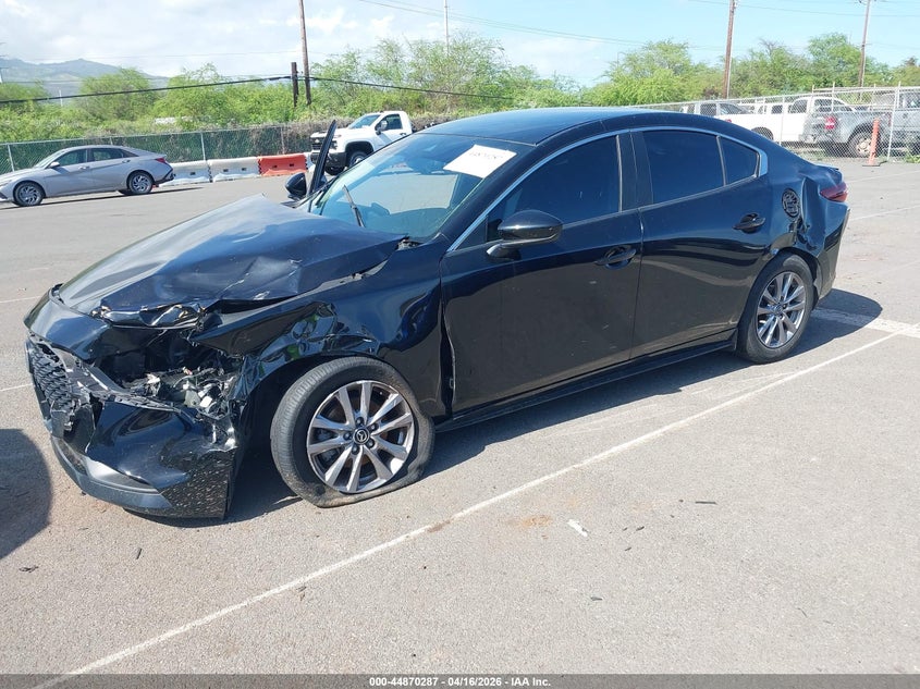 2020 Mazda 3 VIN 3MZBPABL9LM134733 IAAI salvage auction — LEFT FRONT, Salvage Title, sold $125 on 2026-07-22 (photo 2)