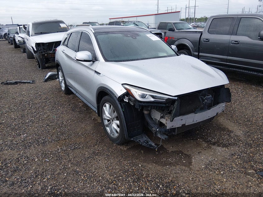 2019 Infiniti Qx50 VIN 3PCAJ5M19KF126377 IAAI salvage auction — FRONT END, Salvage Title, sold $2,100 on 2026-07-18 (photo 1)