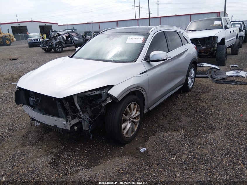 2019 Infiniti Qx50 VIN 3PCAJ5M19KF126377 IAAI salvage auction — FRONT END, Salvage Title, sold $2,100 on 2026-07-18 (photo 2)