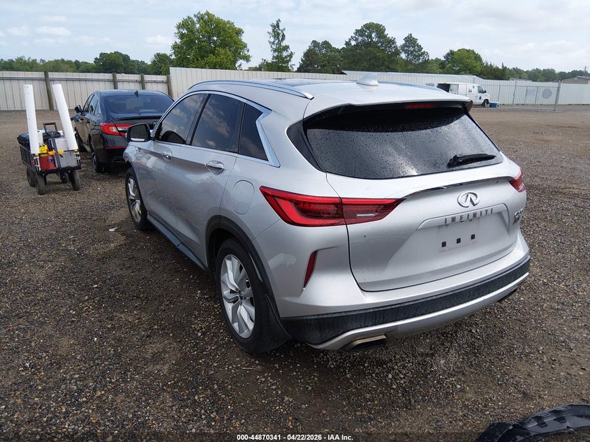 2019 Infiniti Qx50 VIN 3PCAJ5M19KF126377 IAAI salvage auction — FRONT END, Salvage Title, sold $2,100 on 2026-07-18 (photo 3)