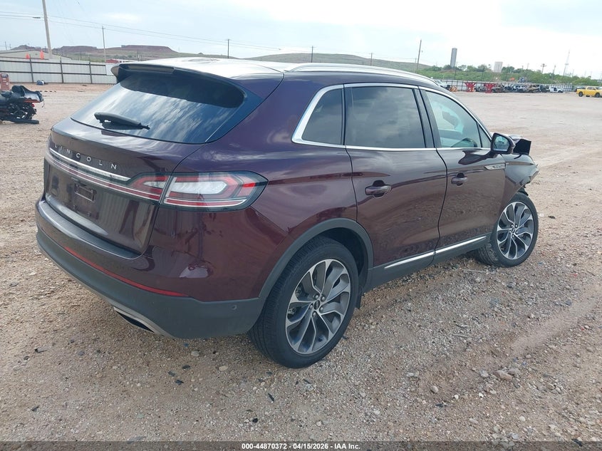 2022 Lincoln Nautilus VIN 2LMPJ8KP1NBL14878 IAAI salvage auction — FRONT END, Original (Texas), sold $5,725 on 2026-08-01 (photo 4)