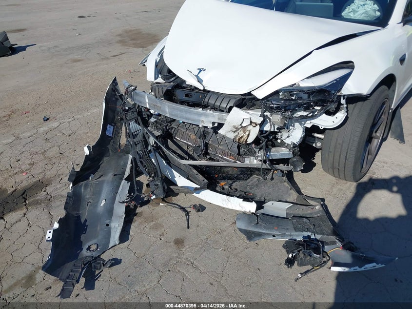 2022 Tesla Model 3 VIN 5YJ3E1EB6NF323749 IAAI salvage auction — FRONT END, Salvage Title, sold $5,750 on 2026-07-22 (photo 6)