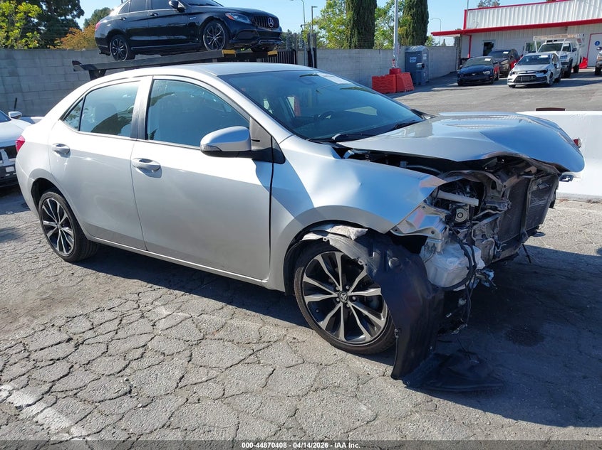 2018 Toyota Corolla VIN 5YFBURHE1JP768904 IAAI salvage auction — FRONT END, Salvage (California), sold $1,250 on 2026-07-30 (photo 1)
