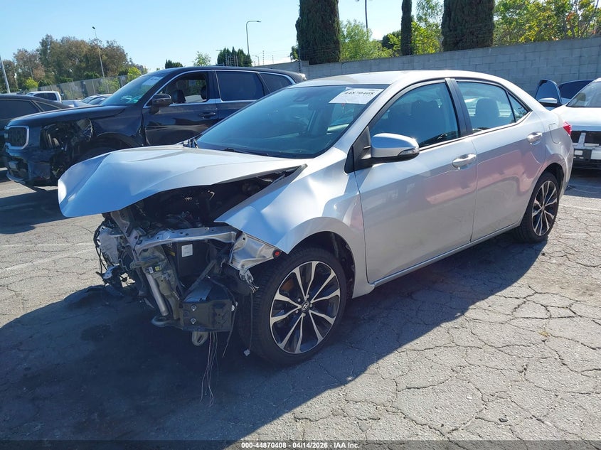 2018 Toyota Corolla VIN 5YFBURHE1JP768904 IAAI salvage auction — FRONT END, Salvage (California), sold $1,250 on 2026-07-30 (photo 2)