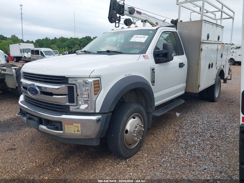 2019 Ford F-550 chassis VIN 1FDUF5GY1KEE76395 IAAI salvage auction — NORMAL WEAR, Clear (Mississippi), sold $15,000 on 2026-07-08 (photo 2)