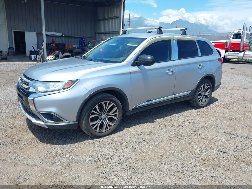 2016 Mitsubishi Outlander VIN JA4AD2A39GZ045337 IAAI salvage auction — WATER/FLOOD, Wait Title, sold $25 on 2026-07-28 (photo 2)