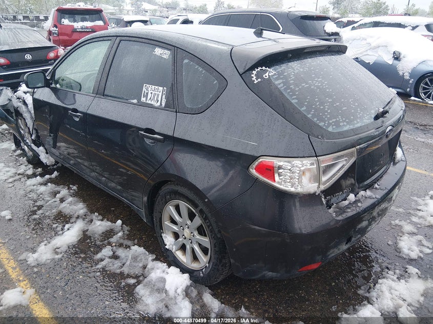2008 Subaru Impreza VIN JF1GH74698G810606 IAAI salvage auction — LEFT FRONT, Salvage (Colorado), sold $925 on 2026-07-21 (photo 3)