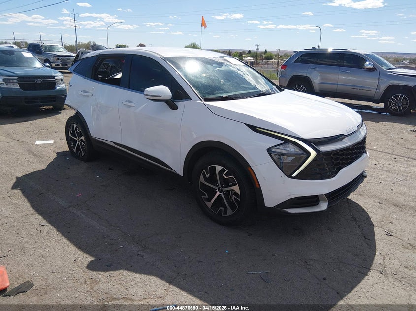 2023 Kia Sportage VIN 5XYK33AF6PG133354 IAAI salvage auction — RIGHT FRONT, Salvage (New Mexico), sold $4,250 on 2026-07-06 (photo 1)