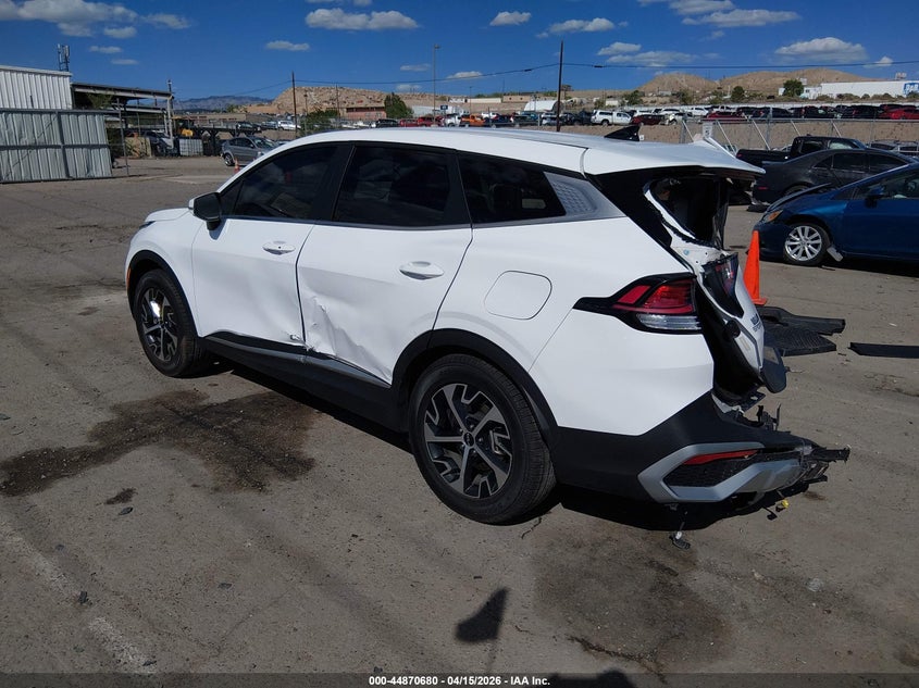 2023 Kia Sportage VIN 5XYK33AF6PG133354 IAAI salvage auction — RIGHT FRONT, Salvage (New Mexico), sold $4,250 on 2026-07-06 (photo 3)