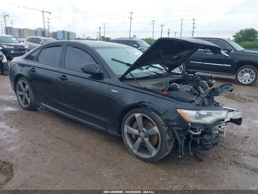 2014 Audi A6 VIN WAUHGAFC2EN151936 IAAI salvage auction — FRONT END, Salvage (Texas), sold $500 on 2026-07-29 (photo 1)