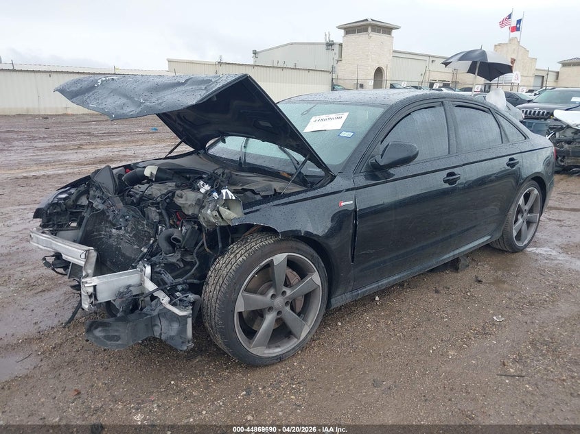 2014 Audi A6 VIN WAUHGAFC2EN151936 IAAI salvage auction — FRONT END, Salvage (Texas), sold $500 on 2026-07-29 (photo 2)