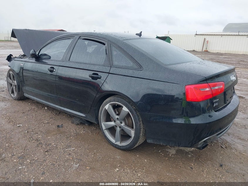 2014 Audi A6 VIN WAUHGAFC2EN151936 IAAI salvage auction — FRONT END, Salvage (Texas), sold $500 on 2026-07-29 (photo 3)