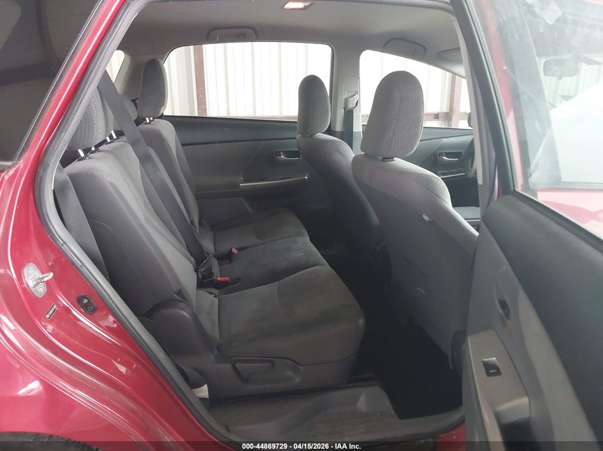 2012 Toyota Prius v VIN JTDZN3EU4C3114043 IAAI salvage auction — REAR END, Salvage (Texas), sold $650 on 2026-07-07 (photo 8)