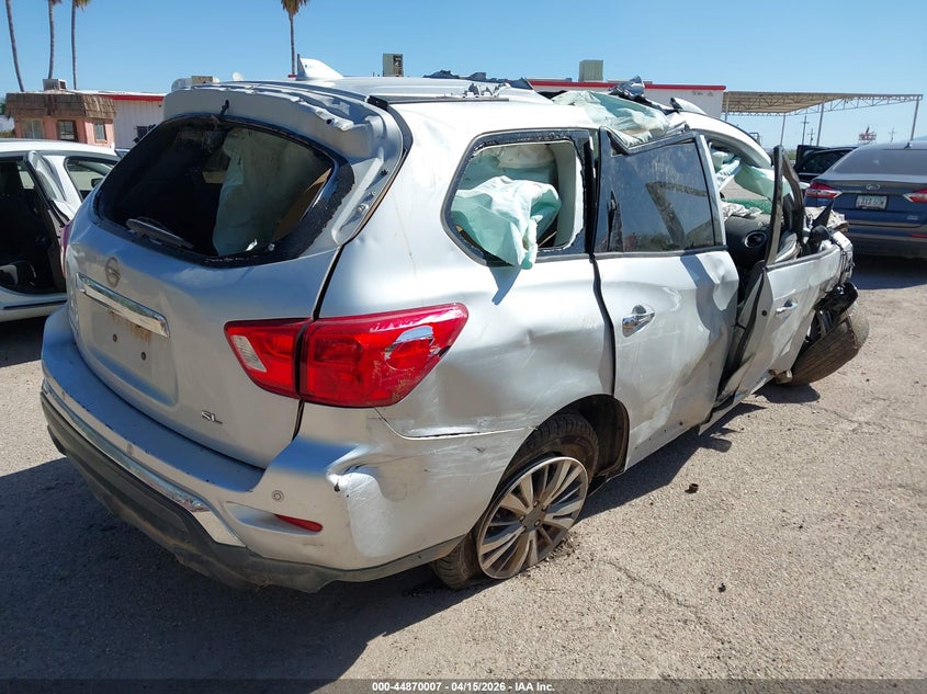 2020 Nissan Pathfinder VIN 5N1DR2CN3LC596214 IAAI salvage auction — ALL OVER, Wait Title, sold $375 on 2026-07-09 (photo 4)