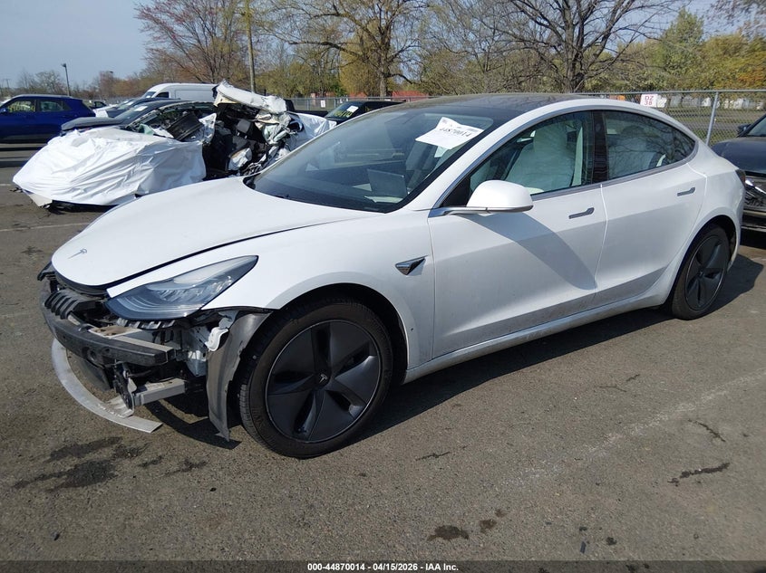 2018 Tesla Model 3 VIN 5YJ3E1EB0JF086007 IAAI salvage auction — FRONT END, Wait Title, sold $9,900 on 2026-07-16 (photo 2)