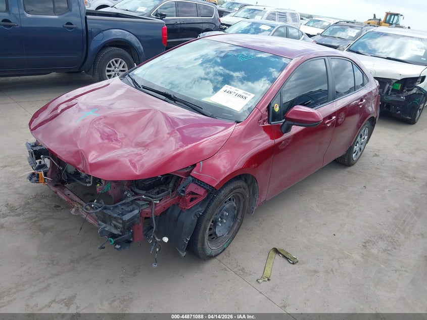 2022 Toyota Corolla VIN 5YFEPMAE5NP385118 IAAI salvage auction — FRONT & REAR, Wait Title, sold $5,800 on 2026-07-14 (photo 2)