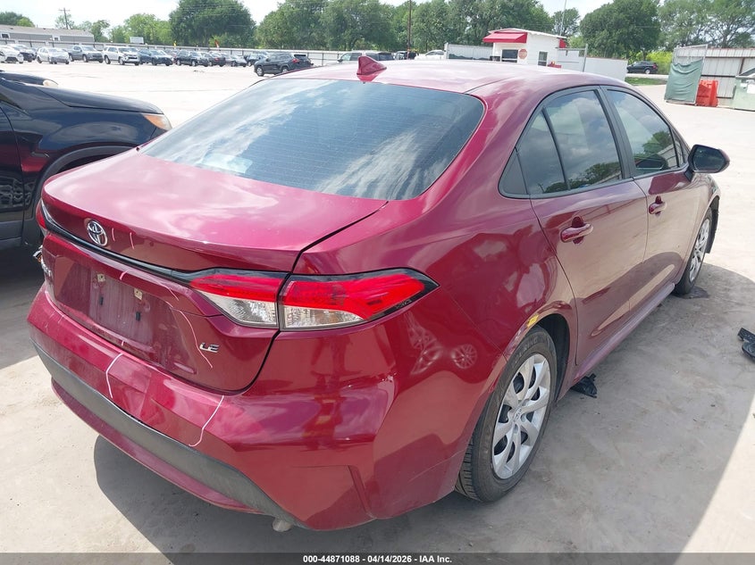 2022 Toyota Corolla VIN 5YFEPMAE5NP385118 IAAI salvage auction — FRONT & REAR, Wait Title, sold $5,800 on 2026-07-14 (photo 4)