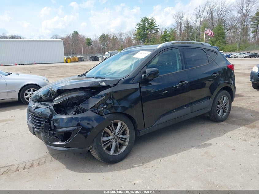 2014 Hyundai Tucson VIN KM8JUCAG9EU846886 IAAI salvage auction — FRONT END, Wait Title, sold $1,350 on 2026-07-17 (photo 2)