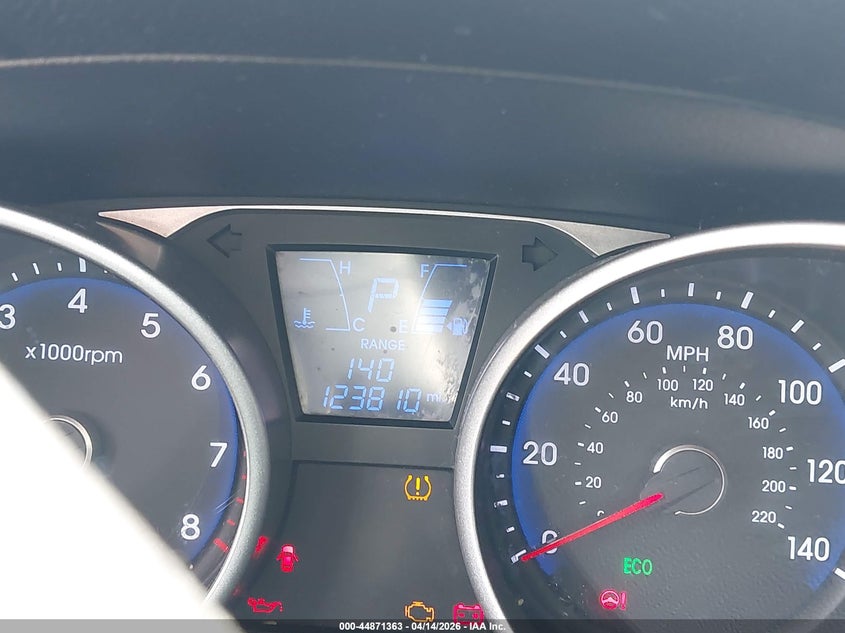 2014 Hyundai Tucson VIN KM8JUCAG9EU846886 IAAI salvage auction — FRONT END, Wait Title, sold $1,350 on 2026-07-17 (photo 7)