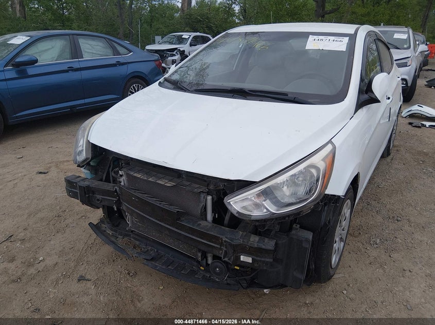 2016 Hyundai Accent VIN KMHCT4AE4GU055247 IAAI salvage auction — FRONT END, Clear (Indiana), sold $1,025 on 2026-07-15 (photo 6)