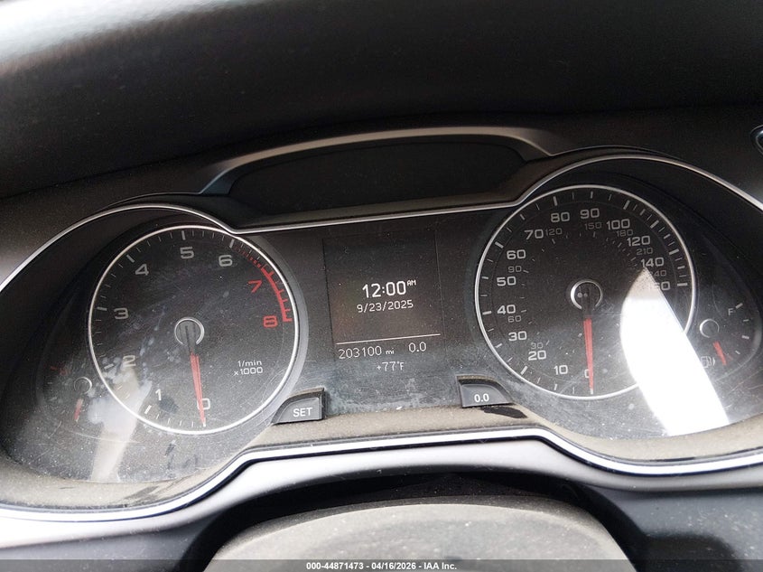 2013 Audi A4 VIN WAUAFAFL7DN026966 IAAI salvage auction — SIDE, Original (Ohio), sold $325 on 2026-07-28 (photo 7)