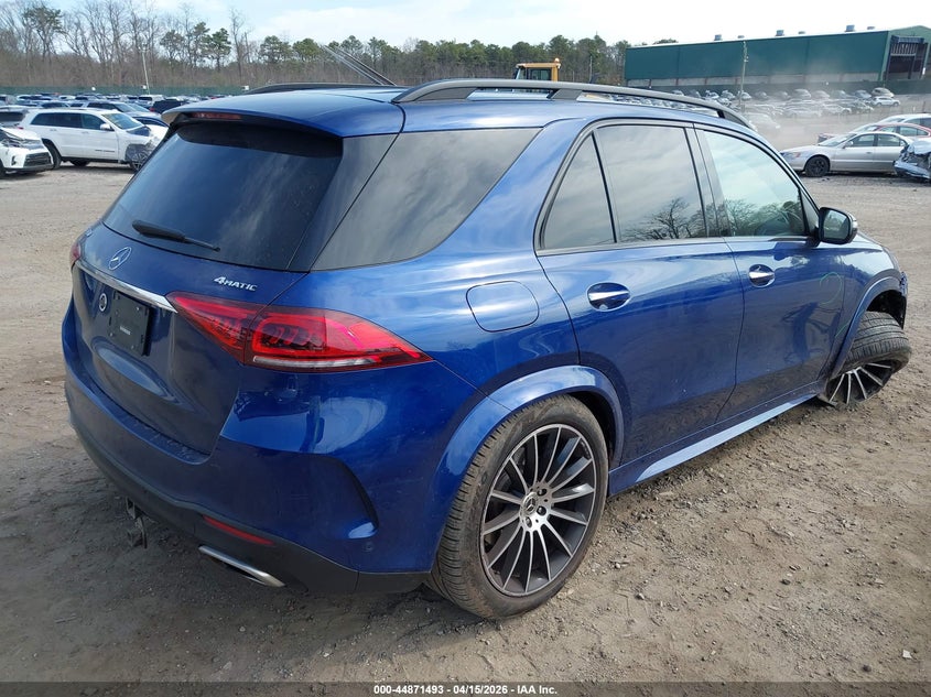 2020 Mercedes-benz Gle VIN 4JGFB5KE4LA022989 IAAI salvage auction — RIGHT FRONT, Wait Title, sold $18,600 on 2026-08-01 (photo 4)