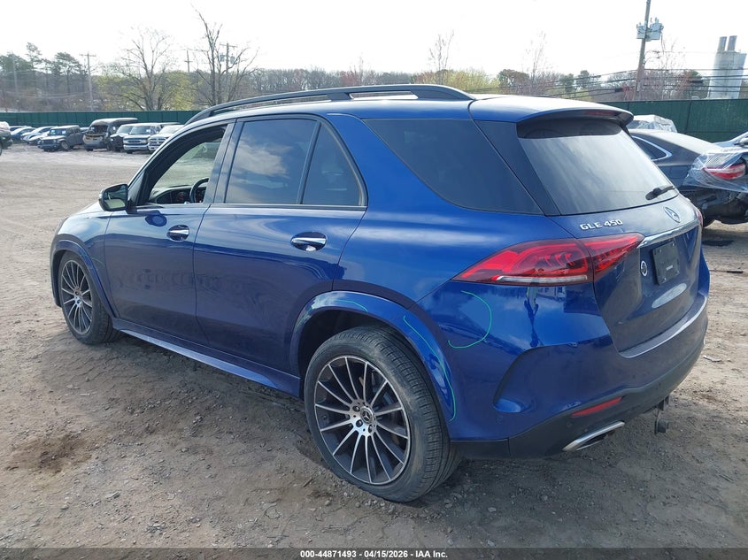 2020 Mercedes-benz Gle VIN 4JGFB5KE4LA022989 IAAI salvage auction — RIGHT FRONT, Wait Title, sold $18,600 on 2026-08-01 (photo 3)