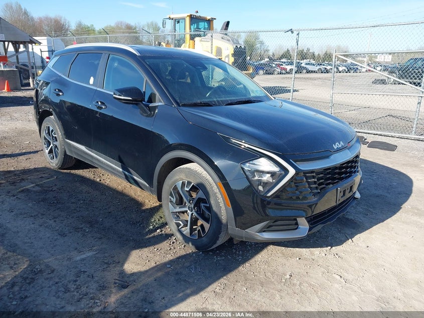 2023 Kia Sportage VIN 5XYK3CAFXPG120946 IAAI salvage auction — REAR END, Wait Title, sold $7,550 on 2026-07-09 (photo 1)