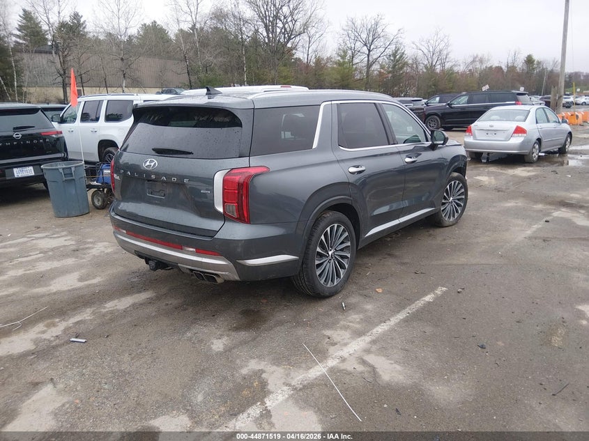 2024 Hyundai Palisade VIN KM8R7DGE7RU700319 IAAI salvage auction — FRONT END, Salvage (New Hampshire), sold $10,000 on 2026-07-29 (photo 4)