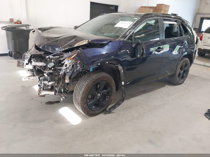 2021 Toyota Rav 4 VIN 2T3E6RFV9MW006375 IAAI salvage auction — FRONT & REAR, Unregisterable Title (Parts Only Title) (North Carolina), sold $2,100 on 2026-08-22 (photo 2)