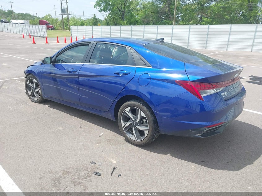 2023 Hyundai Elantra VIN 5NPLP4AG9PH108464 IAAI salvage auction — FRONT END, Wait Title, sold $1,300 on 2026-07-28 (photo 3)