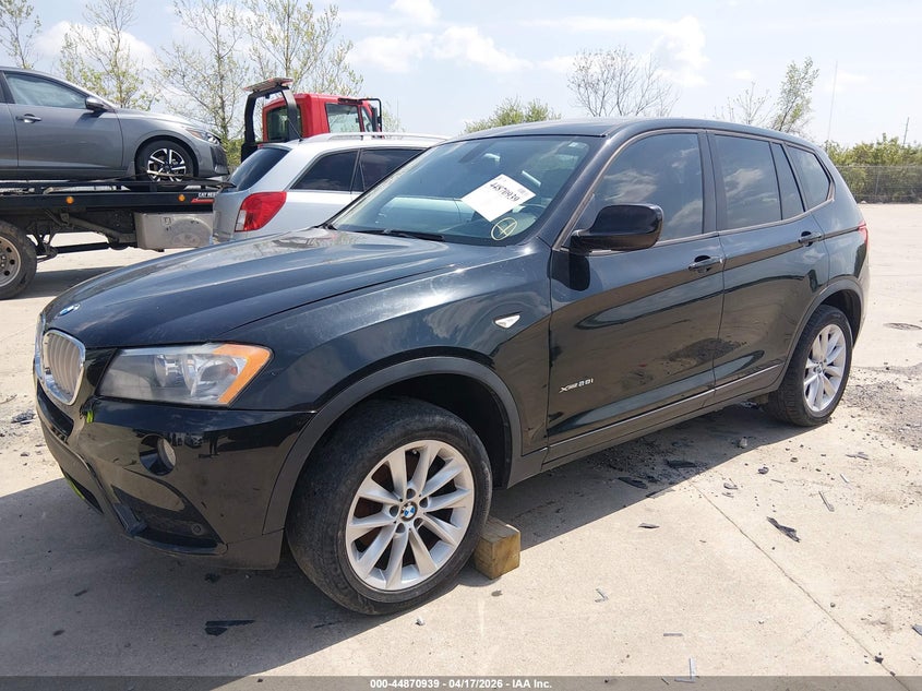 2013 BMW X3 VIN 5UXWX9C59D0A27044 IAAI salvage auction — NORMAL WEAR, Salvage Title, sold $350 on 2026-07-21 (photo 2)