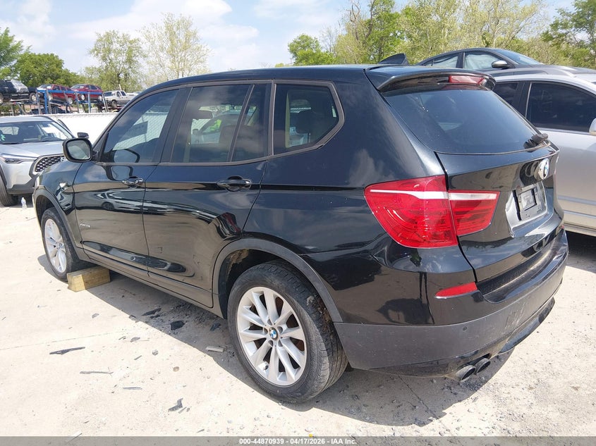 2013 BMW X3 VIN 5UXWX9C59D0A27044 IAAI salvage auction — NORMAL WEAR, Salvage Title, sold $375 on 2026-07-21 (photo 3)