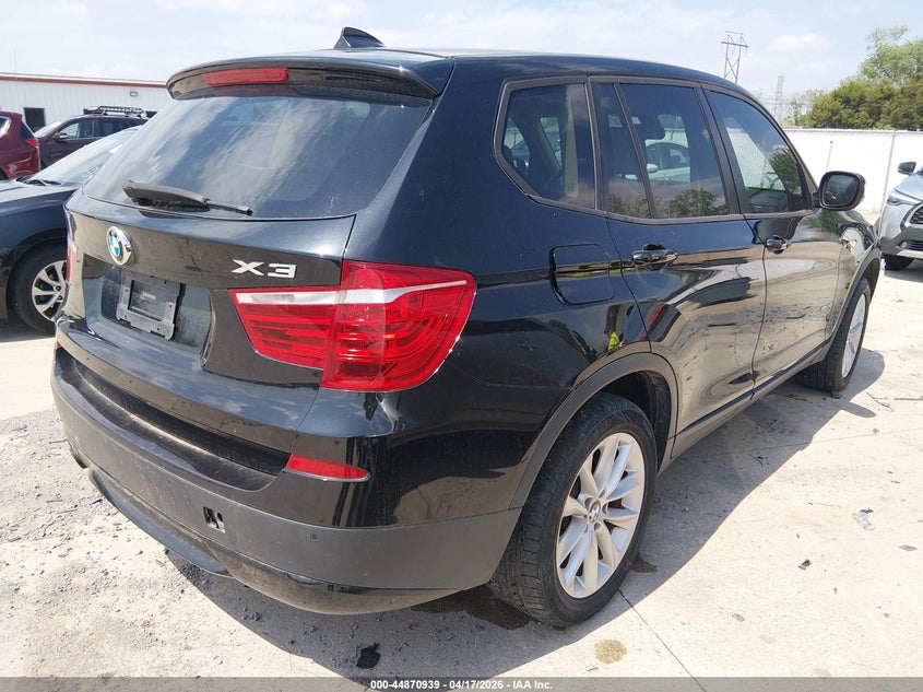 2013 BMW X3 VIN 5UXWX9C59D0A27044 IAAI salvage auction — NORMAL WEAR, Salvage Title, sold $375 on 2026-07-21 (photo 4)