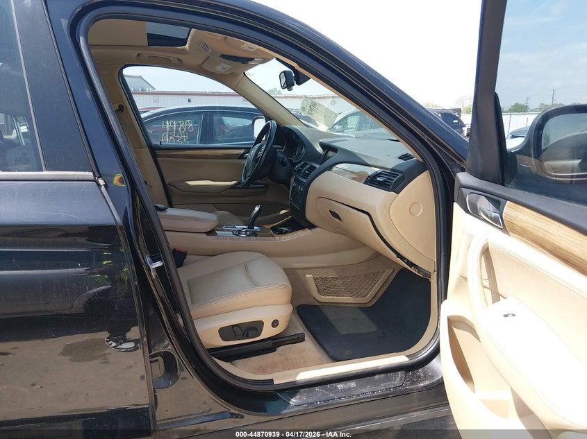2013 BMW X3 VIN 5UXWX9C59D0A27044 IAAI salvage auction — NORMAL WEAR, Salvage Title, sold $350 on 2026-07-21 (photo 5)