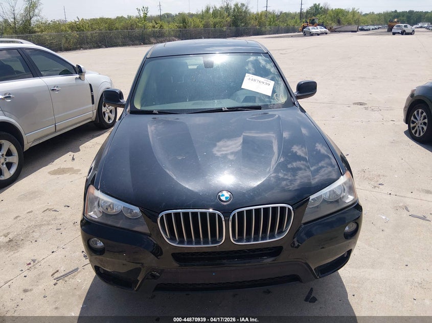 2013 BMW X3 VIN 5UXWX9C59D0A27044 IAAI salvage auction — NORMAL WEAR, Salvage Title, sold $350 on 2026-07-21 (photo 6)