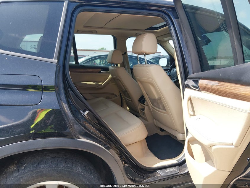 2013 BMW X3 VIN 5UXWX9C59D0A27044 IAAI salvage auction — NORMAL WEAR, Salvage Title, sold $350 on 2026-07-21 (photo 8)