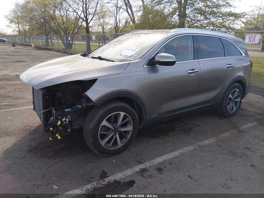 2019 Kia Sorento VIN 5XYPHDA52KG509593 IAAI salvage auction — FRONT END, Salvage Title, sold $3,650 on 2026-07-20 (photo 2)