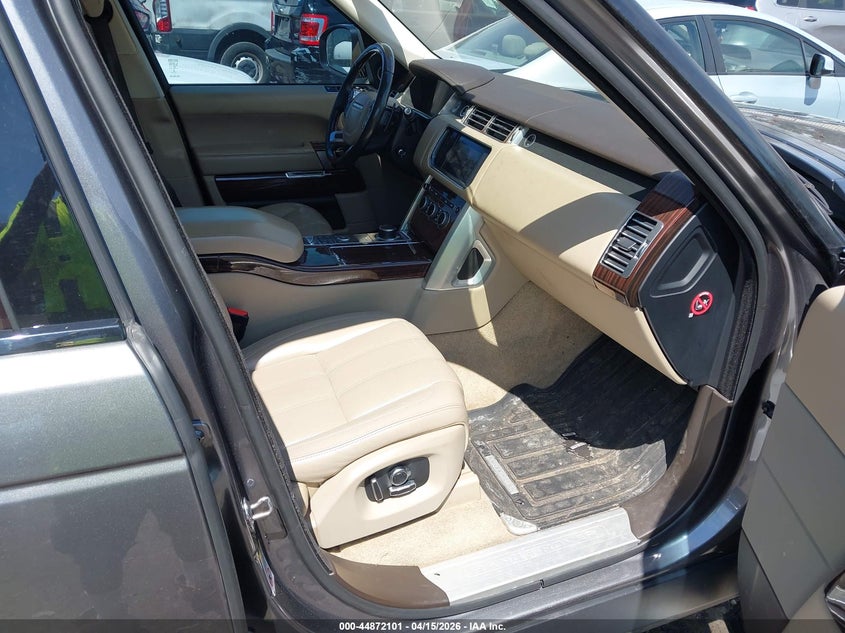2016 Land rover RANGE ROVER VIN SALGS2VF2GA270989 IAAI salvage auction — FRONT END, Salvage (Massachusetts), sold $6,150 on 2026-07-07 (photo 5)