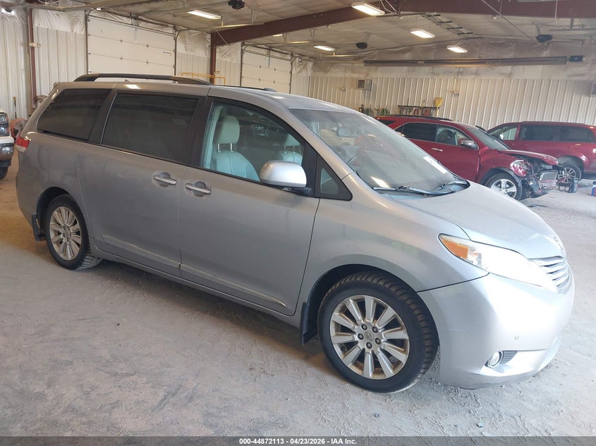 2011 Toyota Sienna VIN 5TDDK3DC9BS027392 IAAI salvage auction — REAR END, Salvage (Michigan), sold $775 on 2026-07-21 (photo 1)