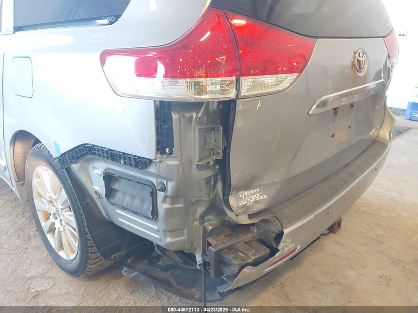2011 Toyota Sienna VIN 5TDDK3DC9BS027392 IAAI salvage auction — REAR END, Salvage (Michigan), sold $775 on 2026-07-21 (photo 6)