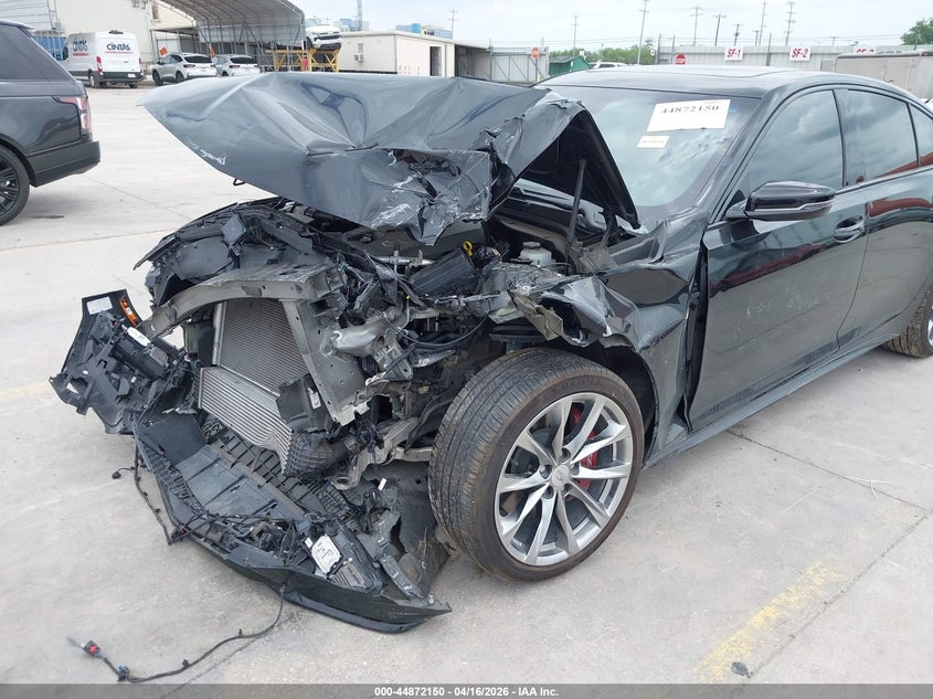 2024 Cadillac Ct5 VIN 1G6DP5RK3R0128313 IAAI salvage auction — FRONT END, Original (Texas), sold $7,250 on 2026-07-13 (photo 6)