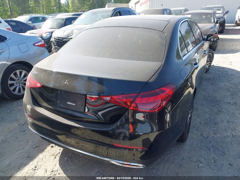 2022 Mercedes-benz C-klasse VIN W1KAF4GBXNR010156 IAAI salvage auction — RIGHT FRONT, Salvage (Georgia), sold $16,500 on 2026-07-07 (photo 4)