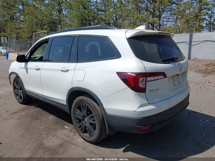 2022 Honda Pilot VIN 5FNYF6H76NB038573 IAAI salvage auction — FRONT END, Mv-907A (New York), sold $7,900 on 2026-09-01 (photo 3)