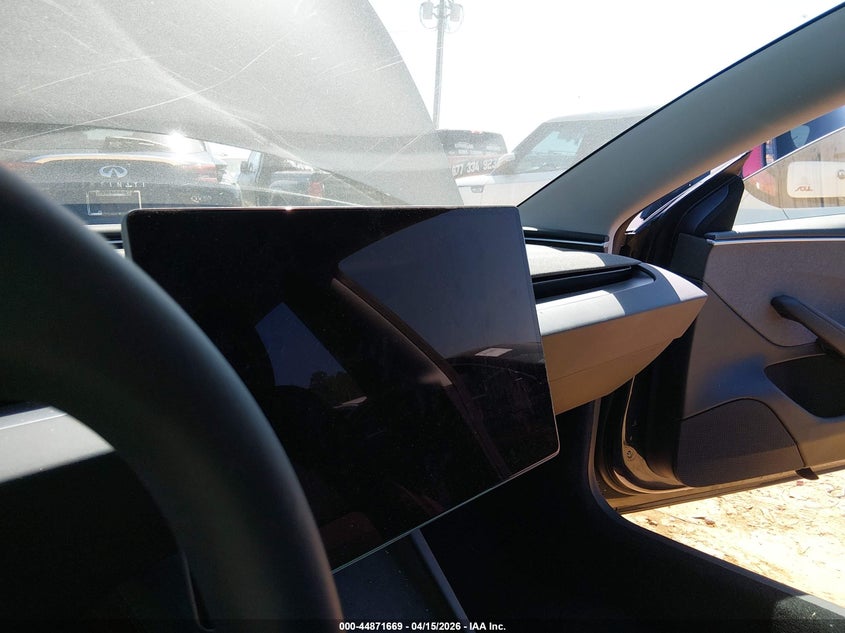 2025 Tesla Model 3 VIN 5YJ3E1EA8SF055953 IAAI salvage auction — FRONT & REAR, Wait Title, sold $6,800 on 2026-07-16 (photo 7)