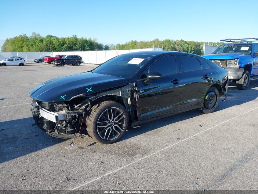 2022 Kia K5 VIN 5XXG44J80NG095342 IAAI salvage auction — FRONT & REAR, Salvage (Ohio), sold $4,950 on 2026-07-23 (photo 2)