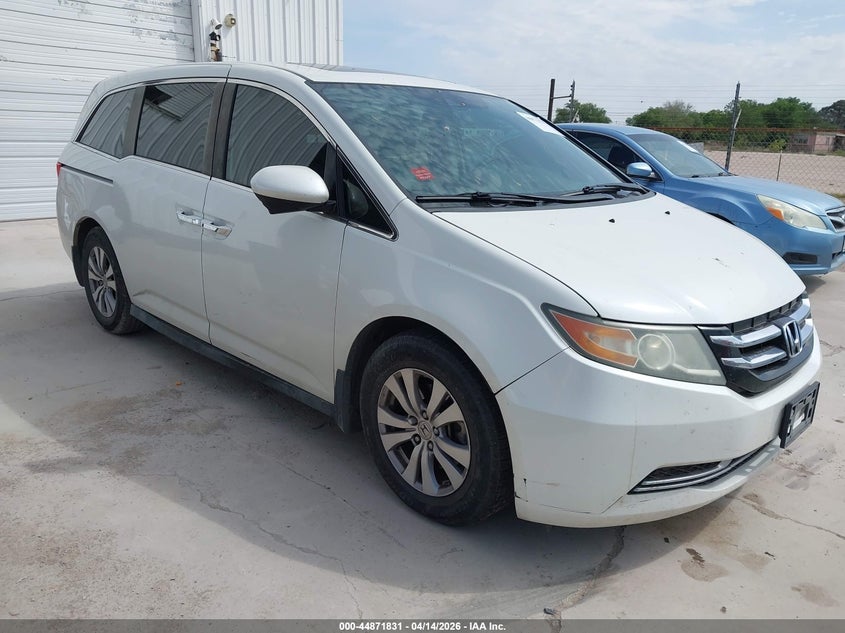 2016 Honda Odyssey VIN 5FNRL5H67GB033867 IAAI salvage auction — LEFT & RIGHT, Wait Title, sold $1,800 on 2026-07-09 (photo 1)